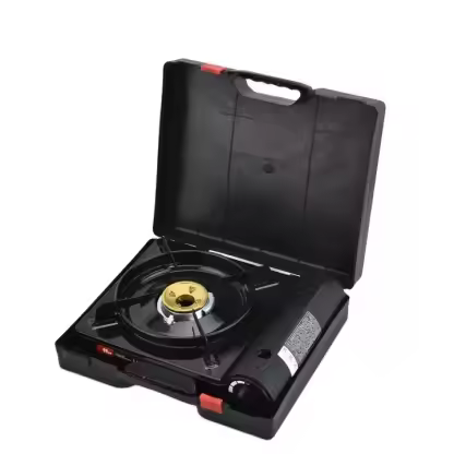 HIX Mini Outdoor Big Windbreak Ring Camping Stove Cooking Gas Stove Blue Flame Portable Butane Gas Cassette Stove