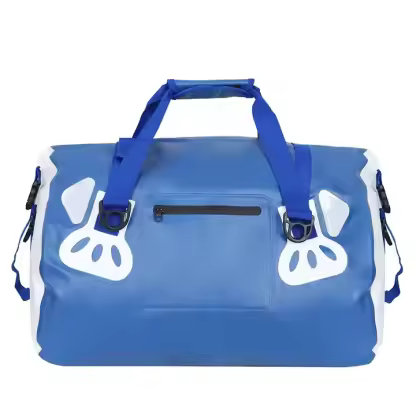 SINOTOP 50L Low MOQ Outdoor Waterproof Duffel Bag with Durable Straps and Handles Motorcycle Waterproof Duffel Luggage