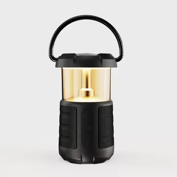 New LED Flame Lamp Portable Speakers Light Bluetooth Party Light Stereo Flickering Night Light Outdoor Camping Stereo Speaker