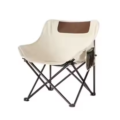 Jetshark Portable Folding Backrest Leisure Folding Moon Chair Home Outdoor Camping