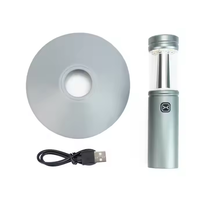 Outdoor 3-in-1 Portable Camping Light With Magnet Hook Dual Light Source Camp Atmosphere Strong Light Emergency Flashlight