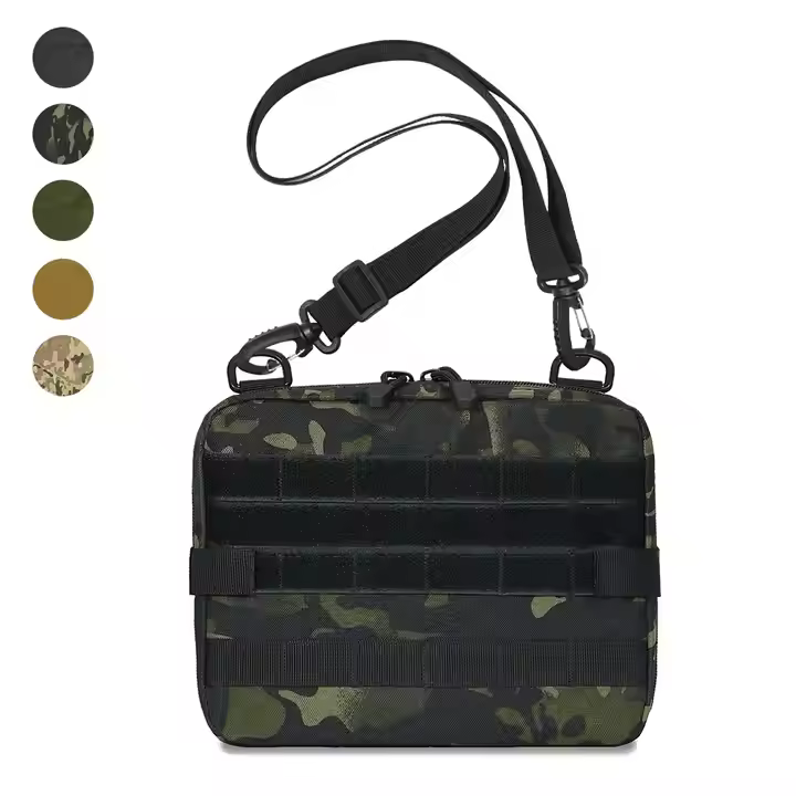 Outdoor Camping Hiking Medical Waist Pack Multiple Ways to Carry EDC Molle Tactical Travel Crossbody Fanny Pack