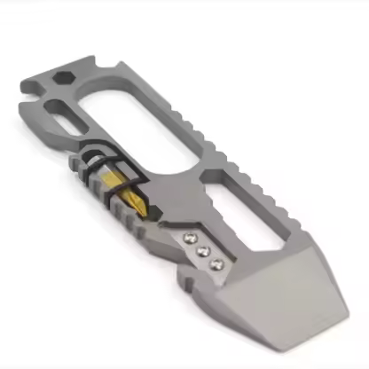 11 in 1 EDC Multi-function Tools Camping Survival Kit Gr5 Titanium Pry Bar