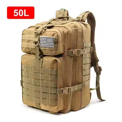 30L/50L Men Women Hiking Camping Rucksacks 900D Nylon Waterproof Bags Outdoor Trekking Hunting Tactical Backpack