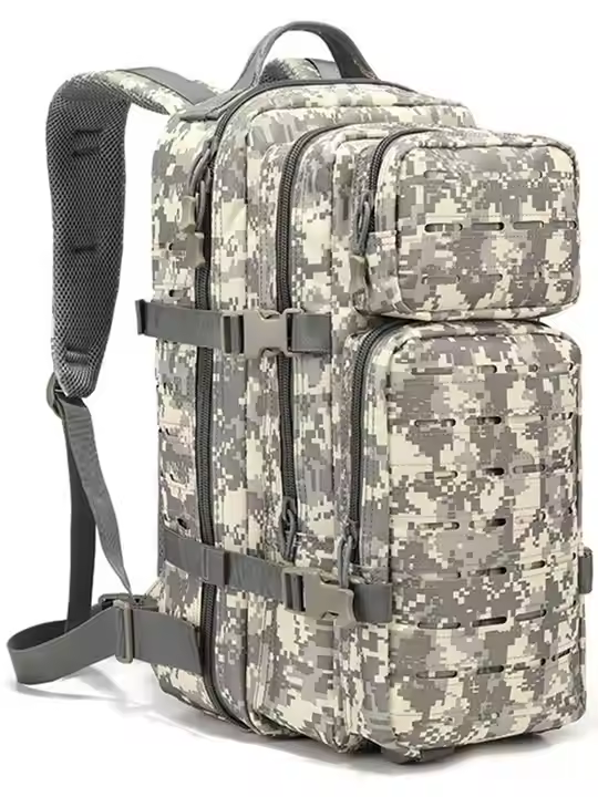 Custom Black Outdoor Waterproof Hiking Oxford Tactical Backpack Bags With Webbing