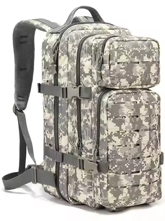Custom Black Outdoor Waterproof Hiking Oxford Tactical Backpack Bags With Webbing