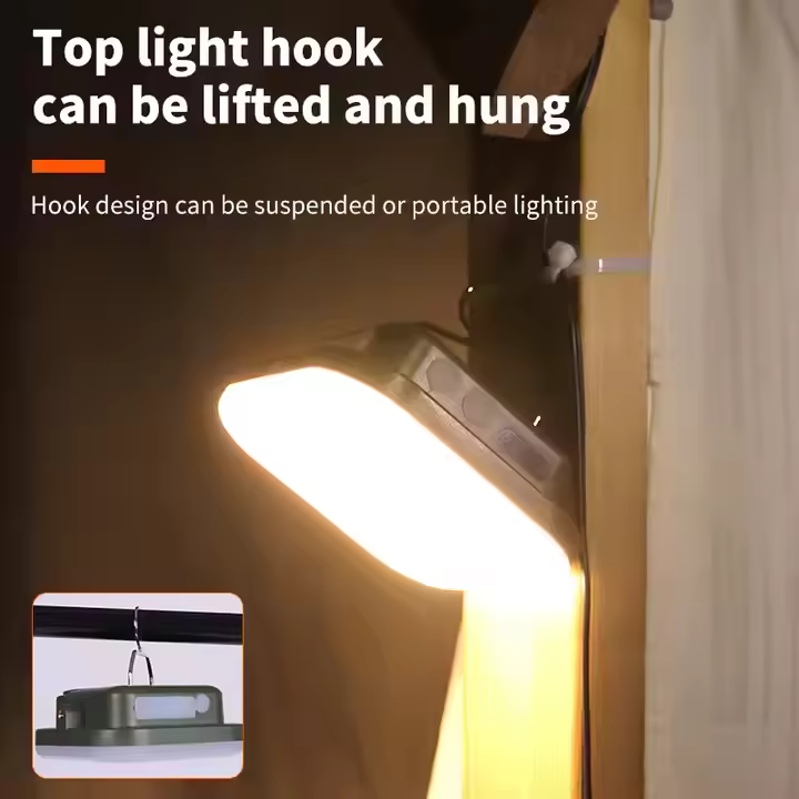 Waterproof Gear Operated Night Multifunctional Emergency Adventuridge Abs Outdoor Led Light Camping Lamps With Power Bank
