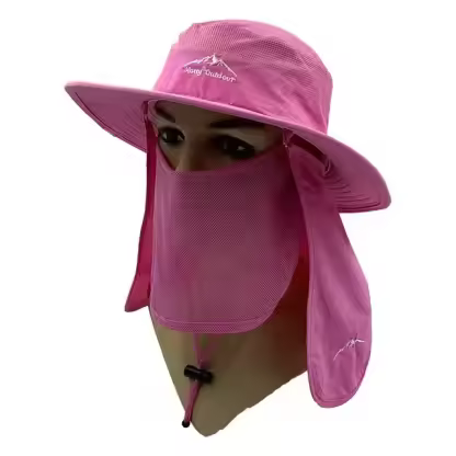 Wholesale Outdoor Dry Fast UV 50+ UV Protection Sun Hat Hiking Neck Flap Face Mask Bucket for Unisex