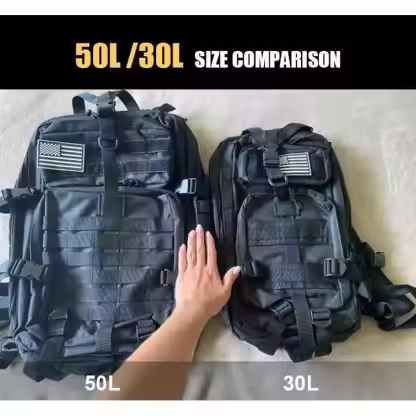 30L/50L Men Women Hiking Camping Rucksacks 900D Nylon Waterproof Bags Outdoor Trekking Hunting Tactical Backpack