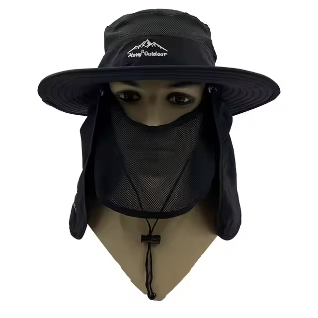 Wholesale Outdoor Dry Fast UV 50+ UV Protection Sun Hat Hiking Neck Fl