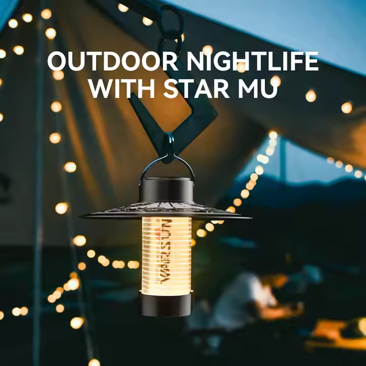Rechargeable Camping Light - Portable Outdoor Flood Lamp with Magnetic Base