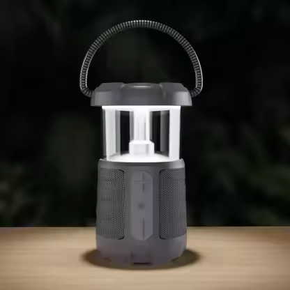 New LED Flame Lamp Portable Speakers Light Bluetooth Party Light Stereo Flickering Night Light Outdoor Camping Stereo Speaker