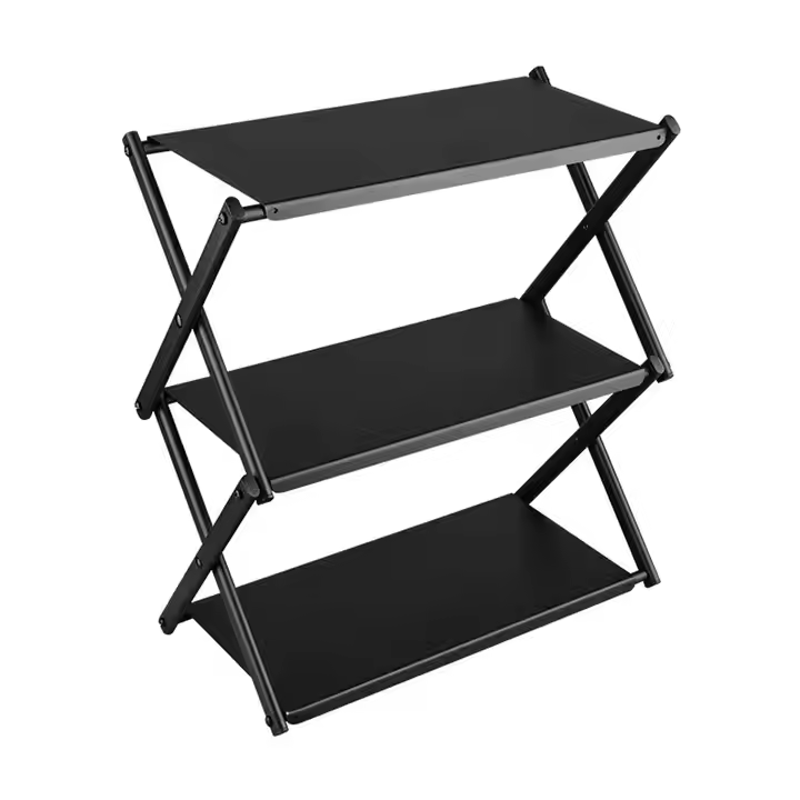 Jetshark New Multi Layer Folding Storage Rack Portable Multifunctional Desktop Storage Rack Outdoor Camping Picnic Table