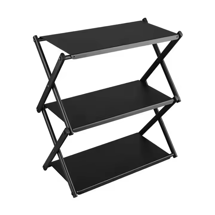 Jetshark New Multi Layer Folding Storage Rack Portable Multifunctional Desktop Storage Rack Outdoor Camping Picnic Table