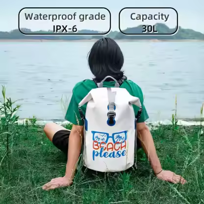 RTS 30L Backpack Beach Floating Camping Custom Logo Waterproof Outdoor Hiking Dry Bag Backpacks