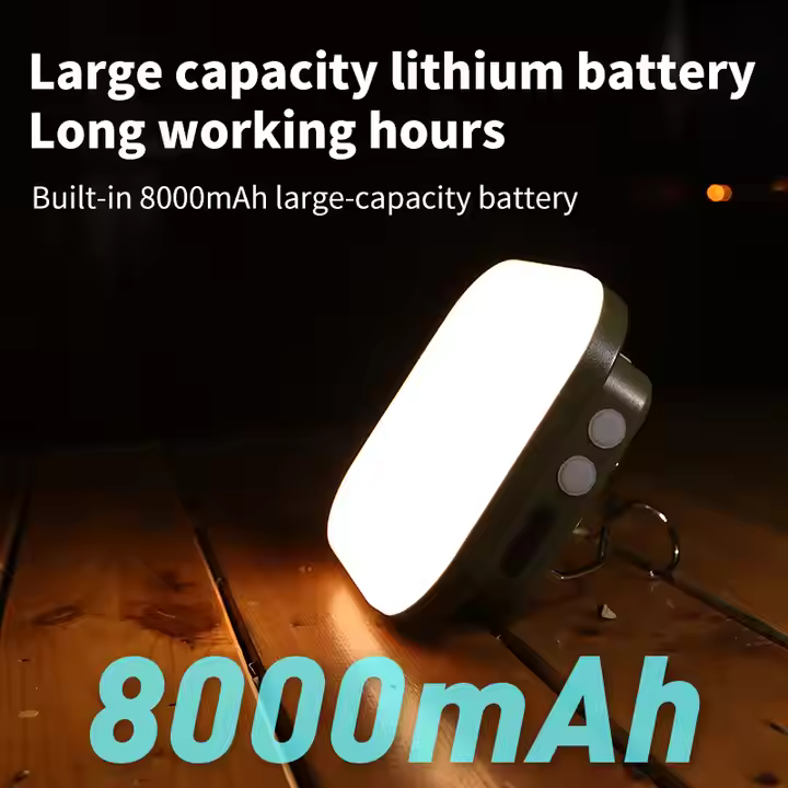 Waterproof Gear Operated Night Multifunctional Emergency Adventuridge Abs Outdoor Led Light Camping Lamps With Power Bank