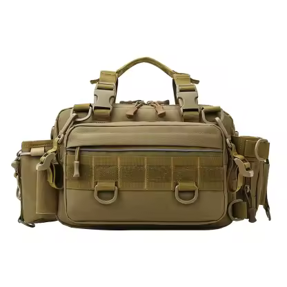 Outdoor Tactics 3P Assault Bag MOLEE Camouflage Hunting Crossbody Bag Waterproof Durable Single Shoulder Fishing Gear Bag
