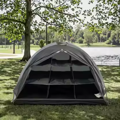 New Style Outdoor Tent & RV Camping Organizer for Storage Camping Gear and Accessories with 9-Shelf Storage