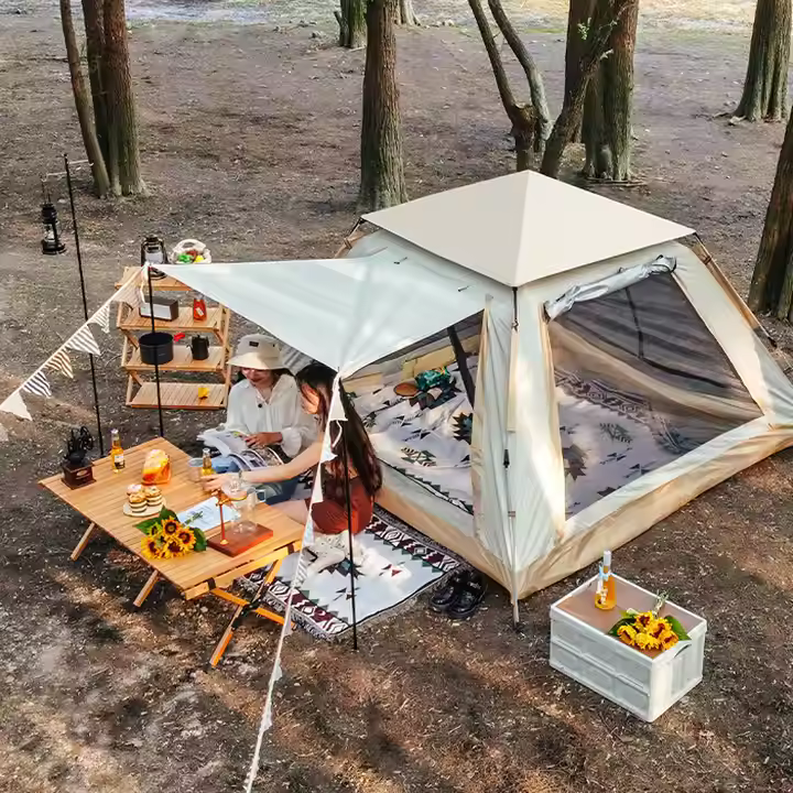Waterproof Automatic Camping Tent Outdoor Quick Opening Outdoor Tent Multi-faceted Ventilation Tent