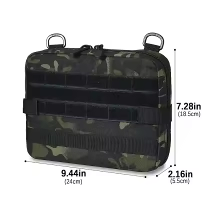 Outdoor Camping Hiking Medical Waist Pack Multiple Ways to Carry EDC Molle Tactical Travel Crossbody Fanny Pack