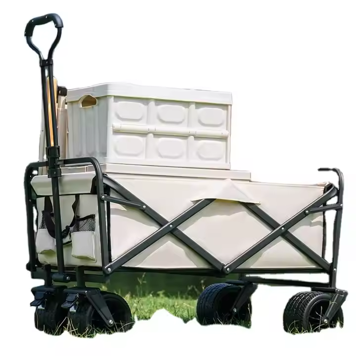Multipurpose Folding Beach Trolley Cart Camping Ca Foldable Camping Cart Camping Folding Wagon Beach Cart
