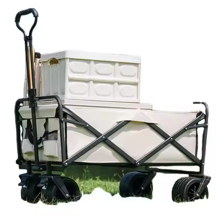 Multipurpose Folding Beach Trolley Cart Camping Ca Foldable Camping Cart Camping Folding Wagon Beach Cart
