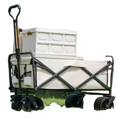 Multipurpose Folding Beach Trolley Cart Camping Ca Foldable Camping Cart Camping Folding Wagon Beach Cart