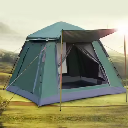3-4 Person Portable Folding Camping Equipment Automatic Bounce off Camping Tent Outdoor