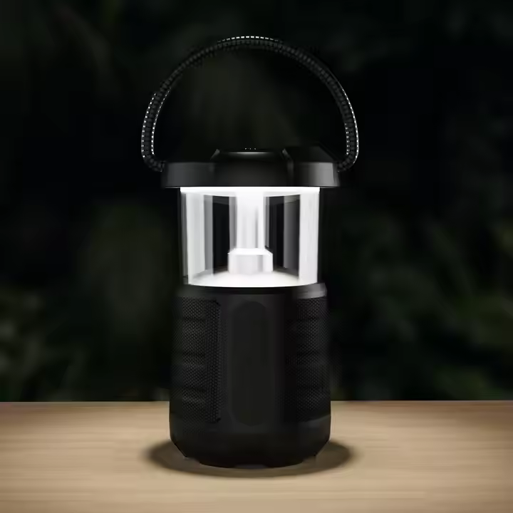 New LED Flame Lamp Portable Speakers Light Bluetooth Party Light Stereo Flickering Night Light Outdoor Camping Stereo Speaker