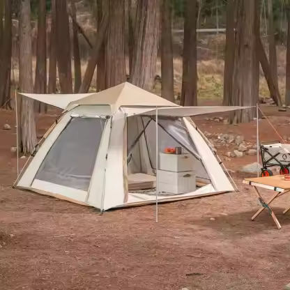 3-4 Person Portable Folding Camping Equipment Automatic Bounce off Camping Tent Outdoor