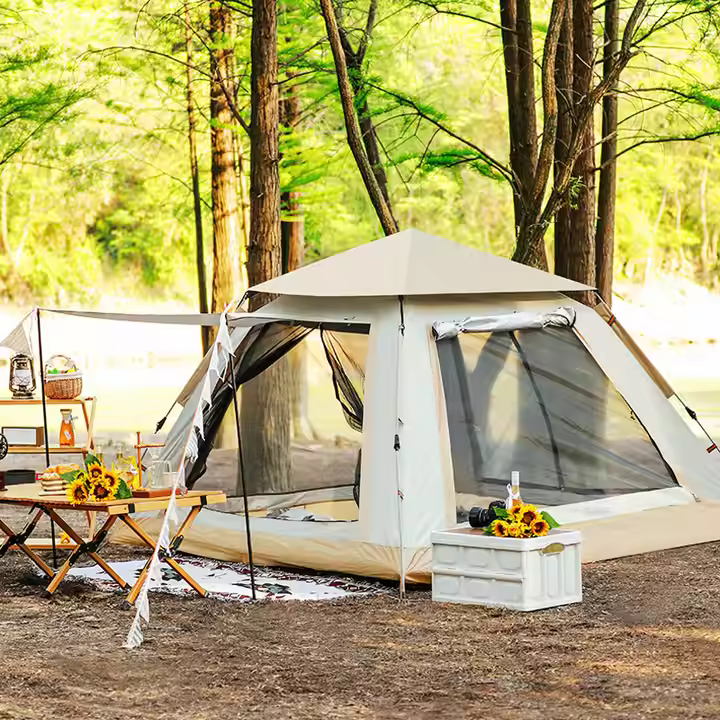 Waterproof Automatic Camping Tent Outdoor Quick Opening Outdoor Tent Multi-faceted Ventilation Tent