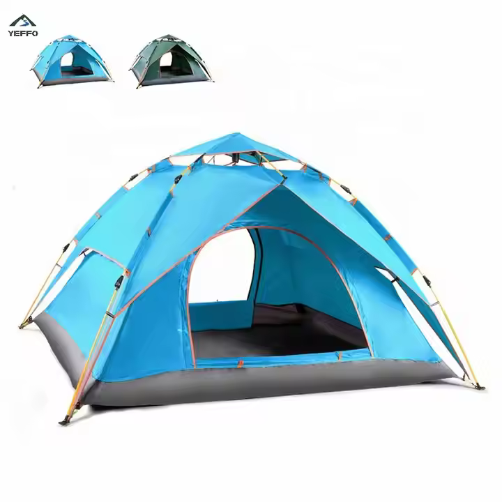 Camping Tent Double Door Outdoor Camping Tent Windproof and Waterproof Lightweight Suitable for Hiking Outdoor
