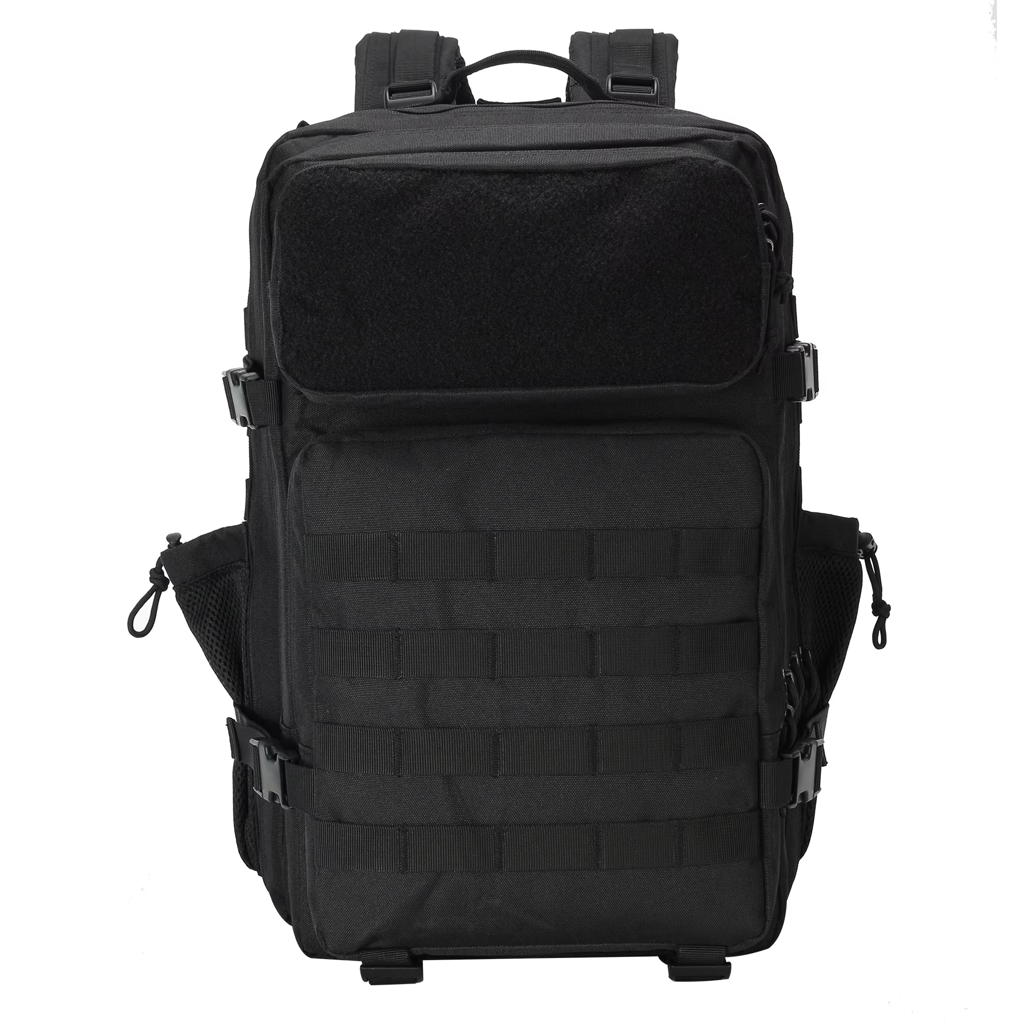 45L Large Space Waterproof Gym Backpack Fitness Men Outdoor Molle Travel Backpack Rucksack With Two Sides Water Bottle Pocket