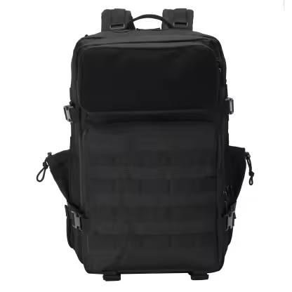 45L Large Space Waterproof Gym Backpack Fitness Men Outdoor Molle Travel Backpack Rucksack With Two Sides Water Bottle Pocket