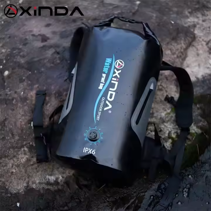 XINDA Camping Gear 25L Waterproof Backpack for Caving Canyoning Boating Camping Swimming