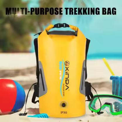 XINDA Camping Gear 25L Waterproof Backpack for Caving Canyoning Boating Camping Swimming