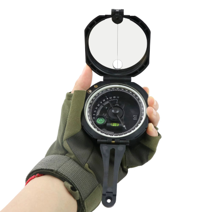 Lightweight Geological Compass - Multi-Functional Precision Handheld Magnetic Compass for Outdoor Survival