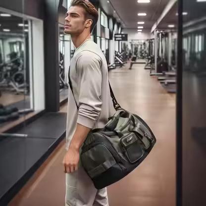 MOYYI Unisex 3-in-1 Large Capacity Oxford Duffel Bag Outdoor National Carry on Backpack Men Zipper Sports Travel Bags Gym Bags