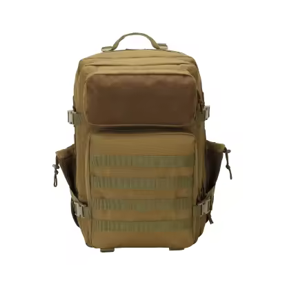 45L Large Space Waterproof Gym Backpack Fitness Men Outdoor Molle Travel Backpack Rucksack With Two Sides Water Bottle Pocket