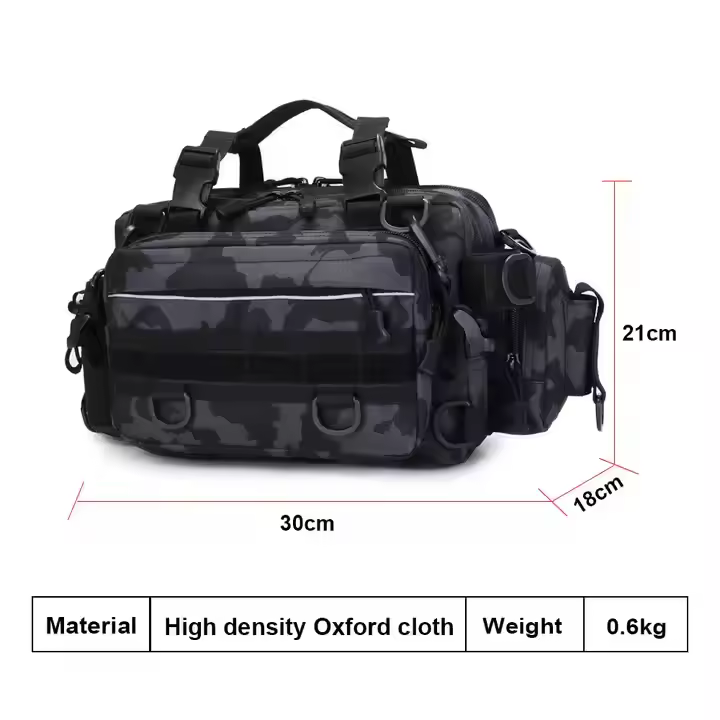 Outdoor Tactics 3P Assault Bag MOLEE Camouflage Hunting Crossbody Bag Waterproof Durable Single Shoulder Fishing Gear Bag