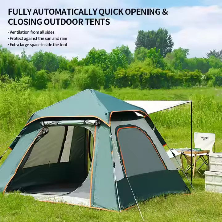 Outdoor Camping and Mountaineering Equipment HIKING Green Waterproof Tent