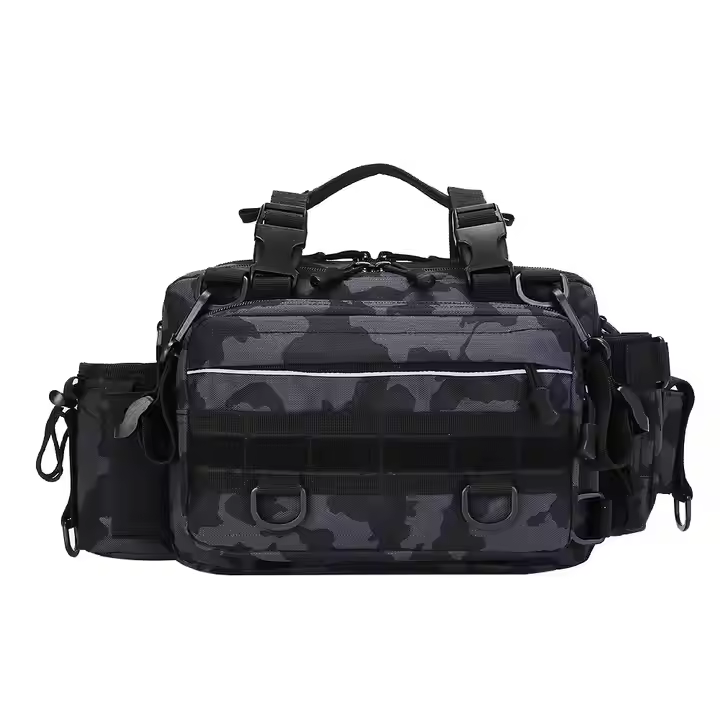 Outdoor Tactics 3P Assault Bag MOLEE Camouflage Hunting Crossbody Bag Waterproof Durable Single Shoulder Fishing Gear Bag