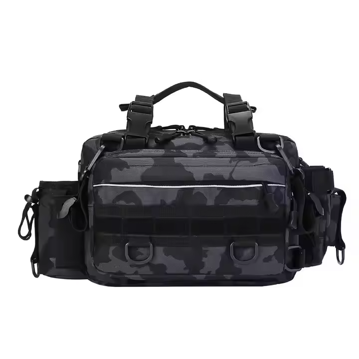 Outdoor Tactics 3P Assault Bag MOLEE Camouflage Hunting Crossbody Bag Waterproof Durable Single Shoulder Fishing Gear Bag