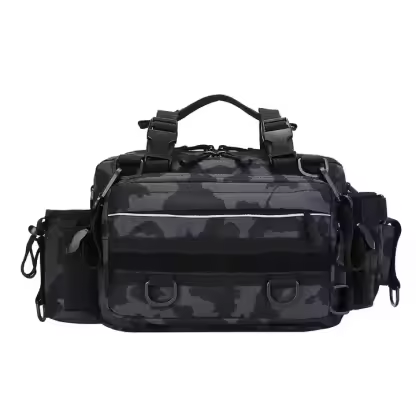 Outdoor Tactics 3P Assault Bag MOLEE Camouflage Hunting Crossbody Bag Waterproof Durable Single Shoulder Fishing Gear Bag