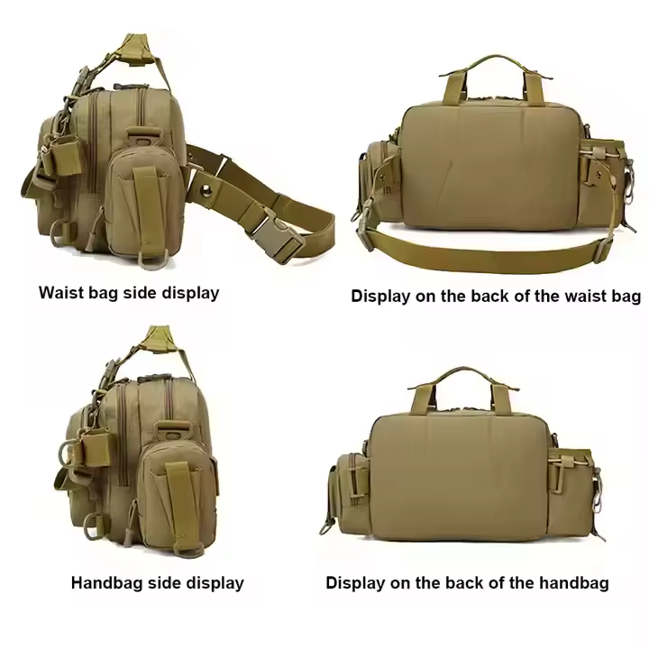 Outdoor Tactics 3P Assault Bag MOLEE Camouflage Hunting Crossbody Bag Waterproof Durable Single Shoulder Fishing Gear Bag