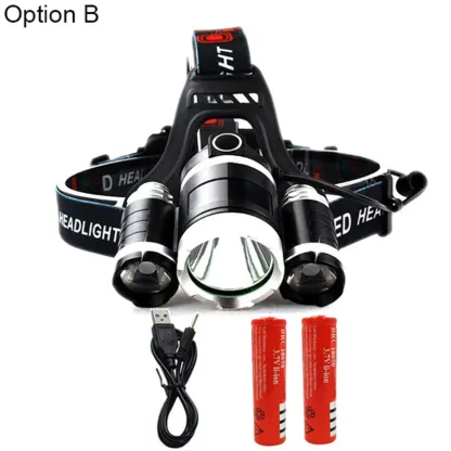 Headlamp 90 degree high Led lighting Head Lamp 4 mode XML T6/R5 LED Headlamp Headlight Camping Fishing headlight Torch Lanterna