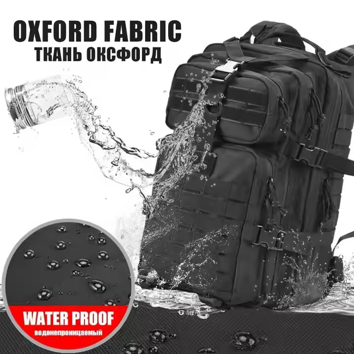 30L/50L Men Women Hiking Camping Rucksacks 900D Nylon Waterproof Bags Outdoor Trekking Hunting Tactical Backpack