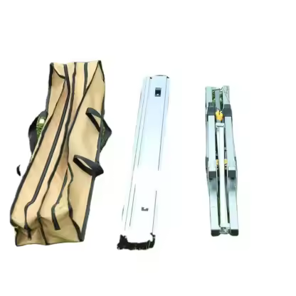 Roll up Table Top Mesh Layer Portable Camping Outdoor Table With Adjustable Height Aluminum