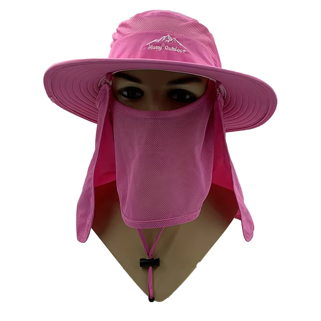 Wholesale Outdoor Dry Fast UV 50+ UV Protection Sun Hat Hiking Neck Flap Face Mask Bucket for Unisex
