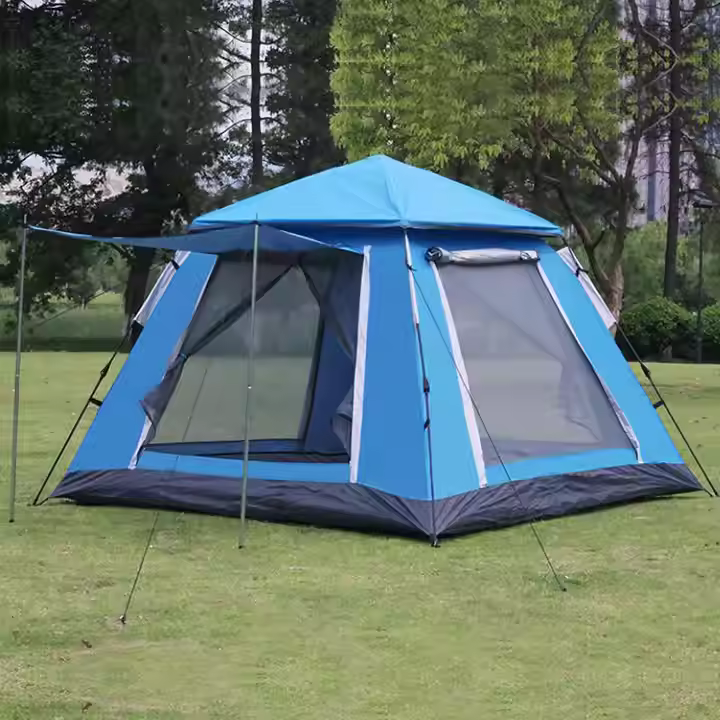 3-4 Person Portable Folding Camping Equipment Automatic Bounce off Camping Tent Outdoor